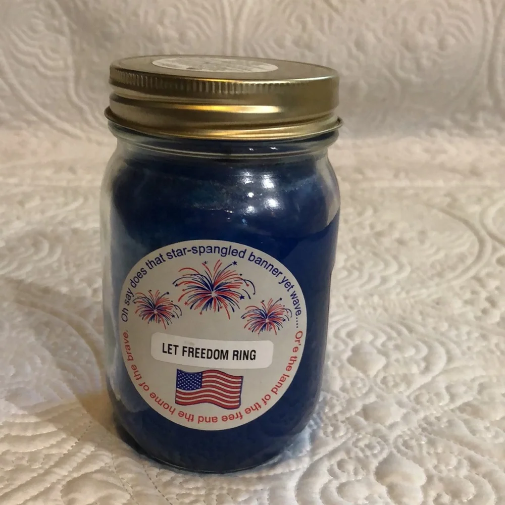 Candle Cottage Let Freedom Ring Candle, new‎